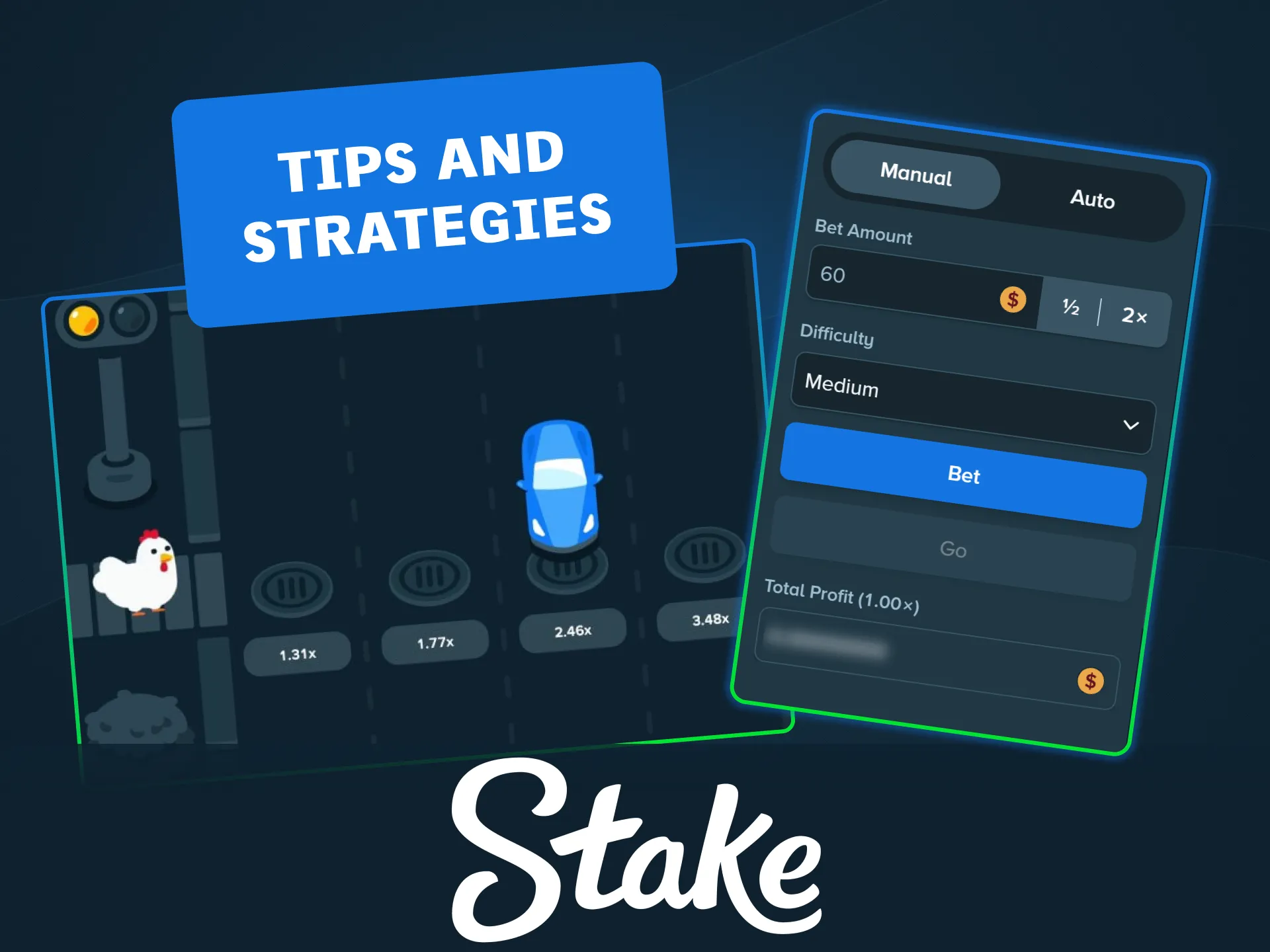 Master Chicken game strategies on the Stake official gambling portal.